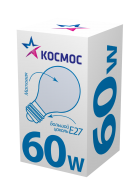 Лампа накаливания КОСМОС Е27 60 Вт
