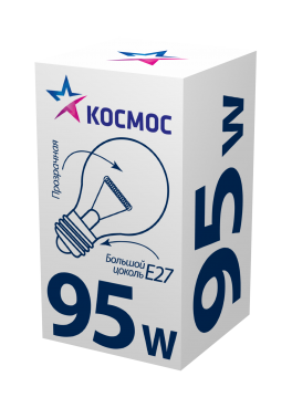 Лампа накаливания КОСМОС Е27 95 Вт