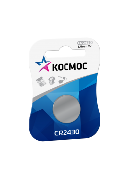 Литиевая батарейка КОСМОС CR2430
