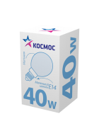 Лампа накаливания КОСМОС Е14 40 Вт