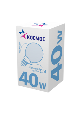 Лампа накаливания КОСМОС Е14 40 Вт
