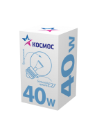 Лампа накаливания КОСМОС Е27 40 Вт