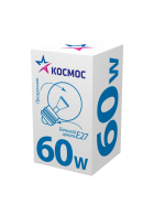 Лампа накаливания КОСМОС Е27 60 Вт