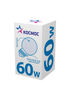 Лампа накаливания КОСМОС Е27 60 Вт