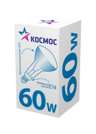 Лампа накаливания рефлекторная КОСМОС Е14 60 Вт